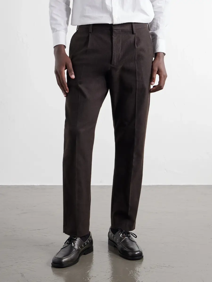 NN07 Bill 1067 Tapered Pleated Brushed Twill Chinos - Men | Thumbnail 3 NN07 Bill 1067 Tapered Pleated Brushed Twill Chinos - Men | Thumbnail 3