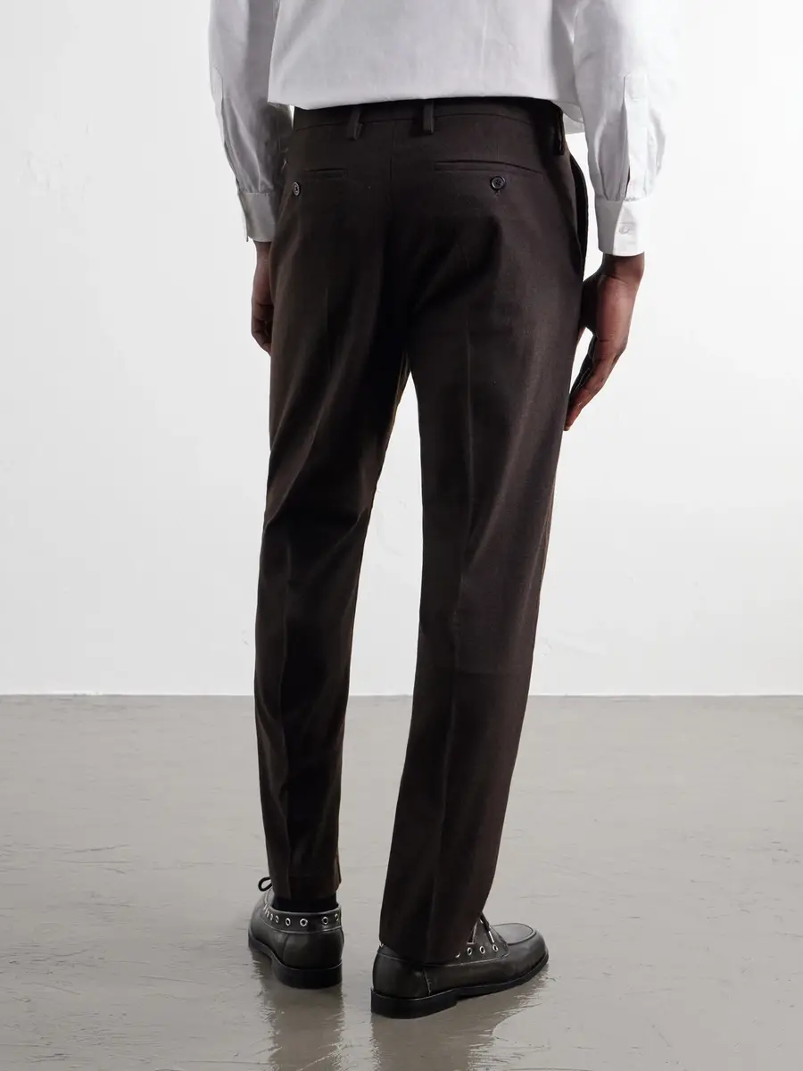 NN07 Bill 1067 Tapered Pleated Brushed Twill Chinos - Men | Thumbnail 4 NN07 Bill 1067 Tapered Pleated Brushed Twill Chinos - Men | Thumbnail 4