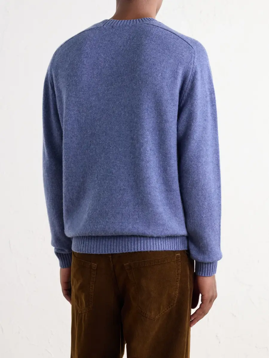 Boglioli Virgin Wool and Cashmere-Blend Sweater - Men | Thumbnail 4