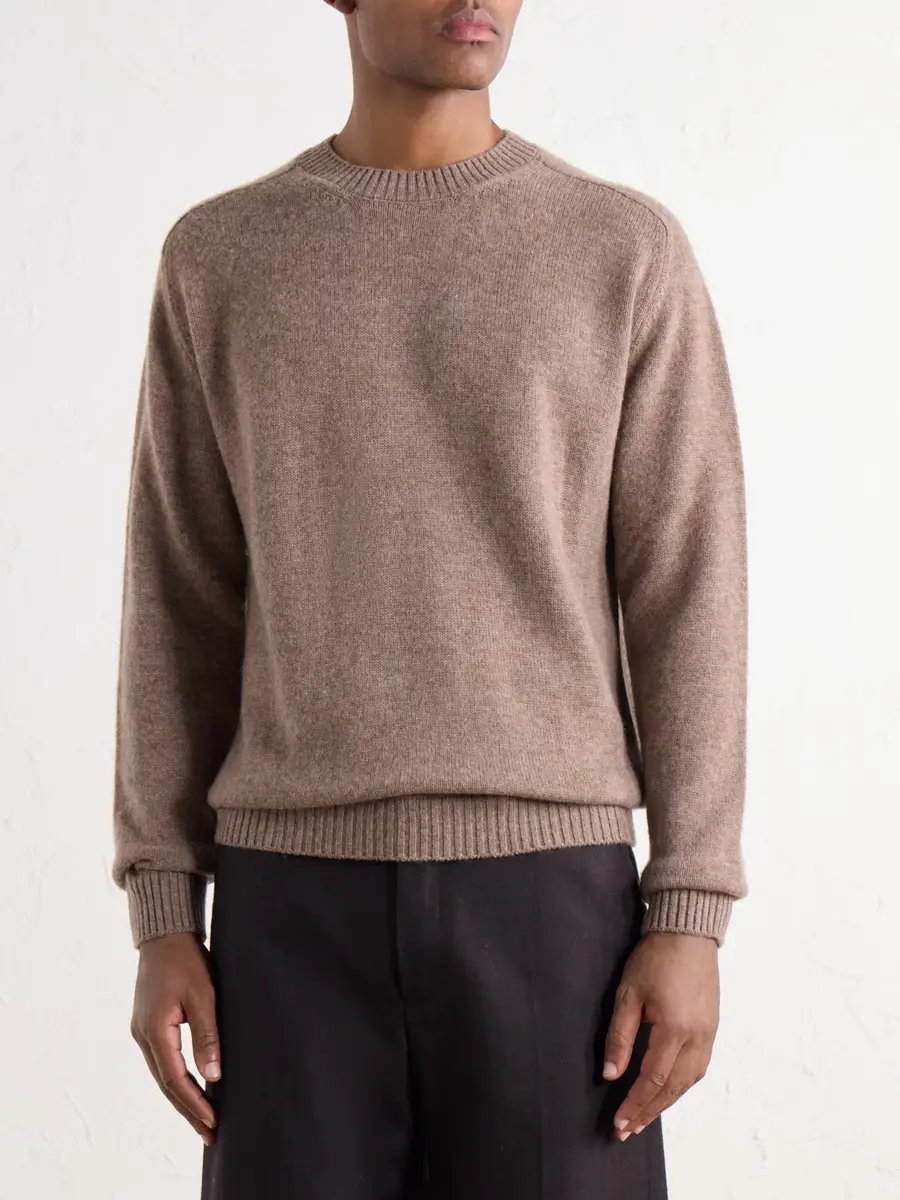 Boglioli Virgin Wool and Cashmere-Blend Sweater - Men | Thumbnail 3