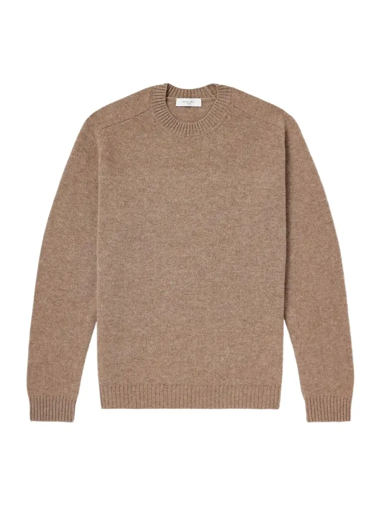 Virgin Wool and Cashmere-Blend Sweater - Men