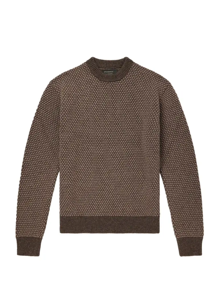 Purdey Hamilton Two-Tone Wool Sweater - Men