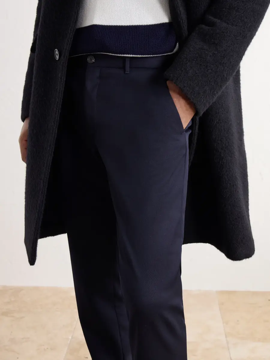 Slowear Incotex Teknosartorial Tapered Drawstring Mélange Twill Trousers - Men | Thumbnail 5 Slowear Incotex Teknosartorial Tapered Drawstring Mélange Twill Trousers - Men | Thumbnail 5