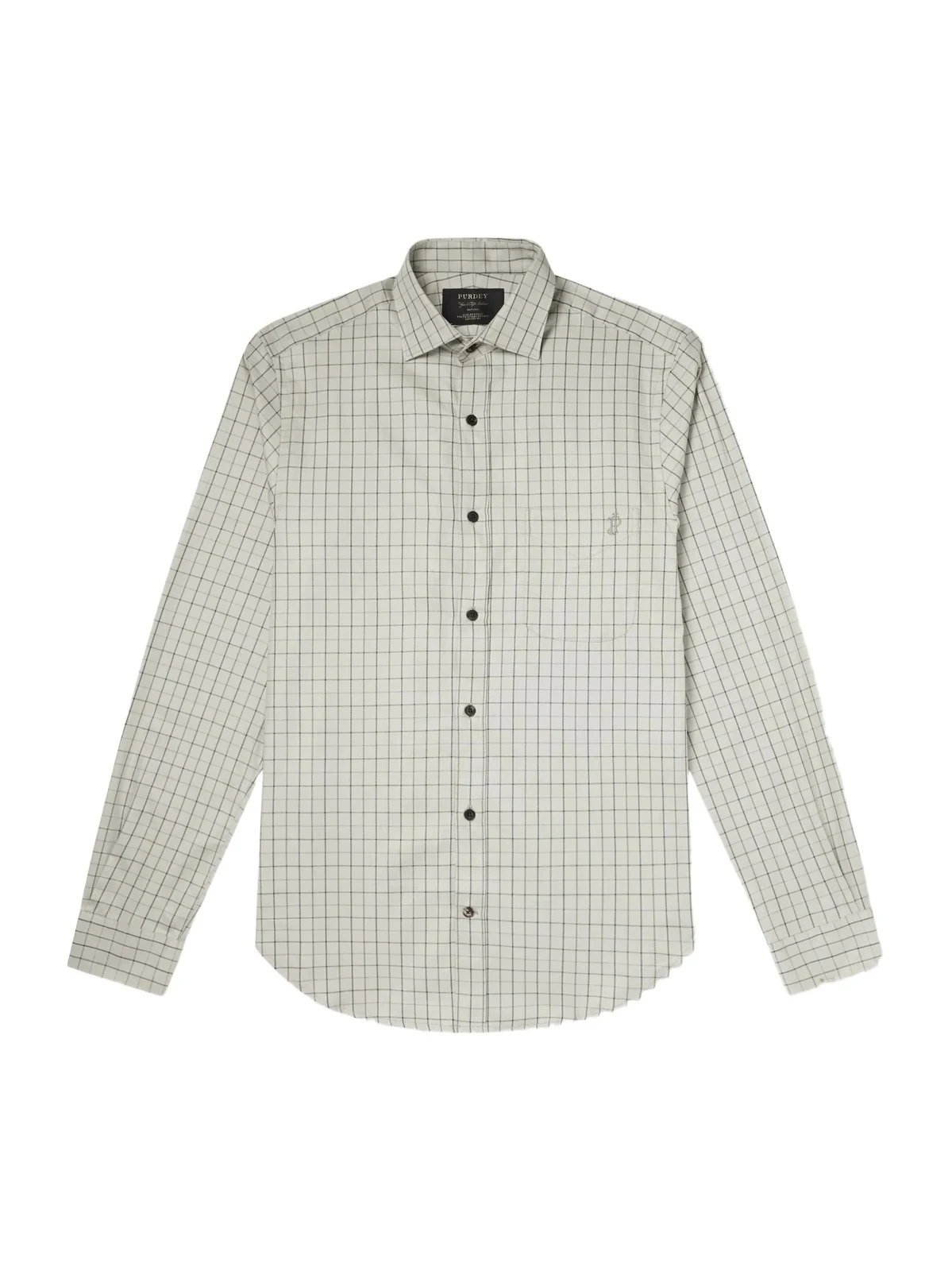 Purdey Logo-Embroidered Checked Cotton-Twill Shirt - Men