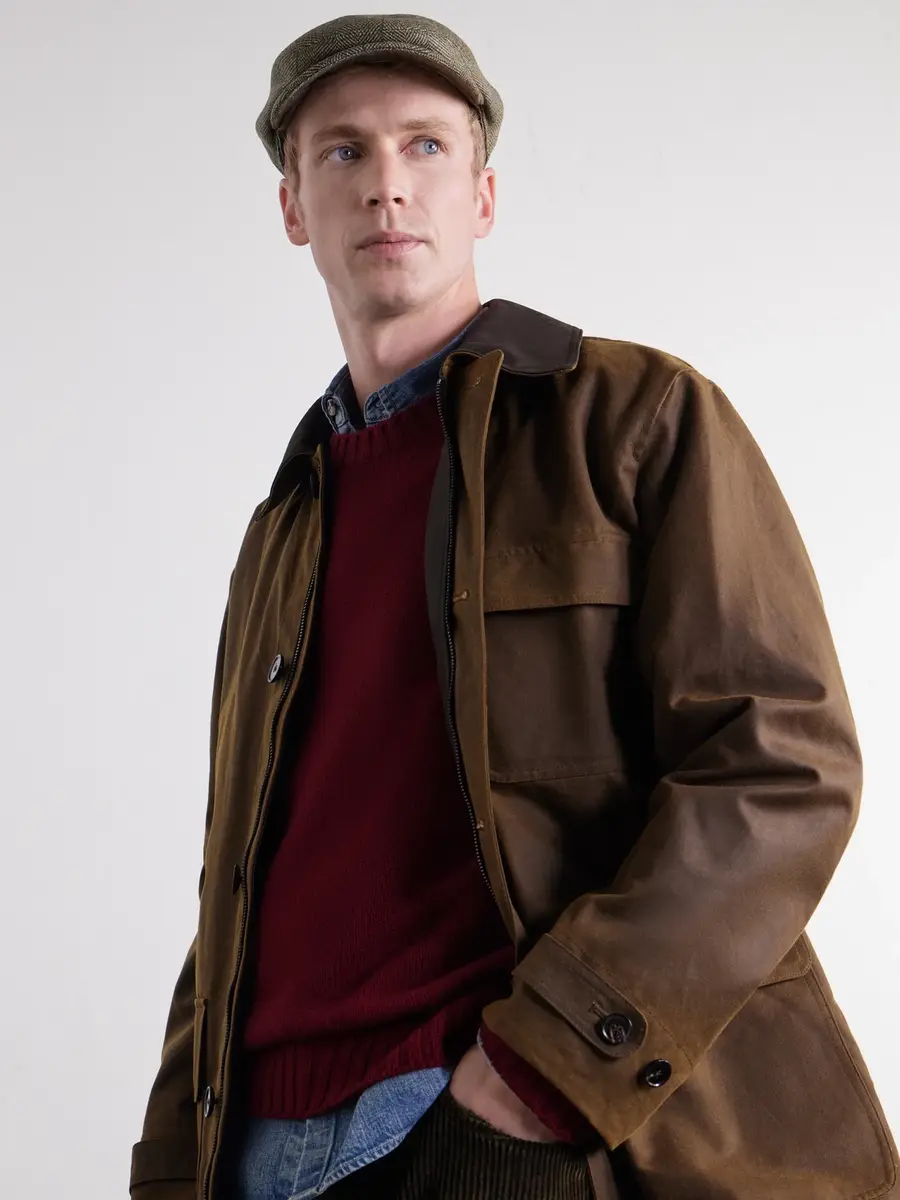 Purdey Litton Herringbone Wool-Blend Hat - Men | Thumbnail 3