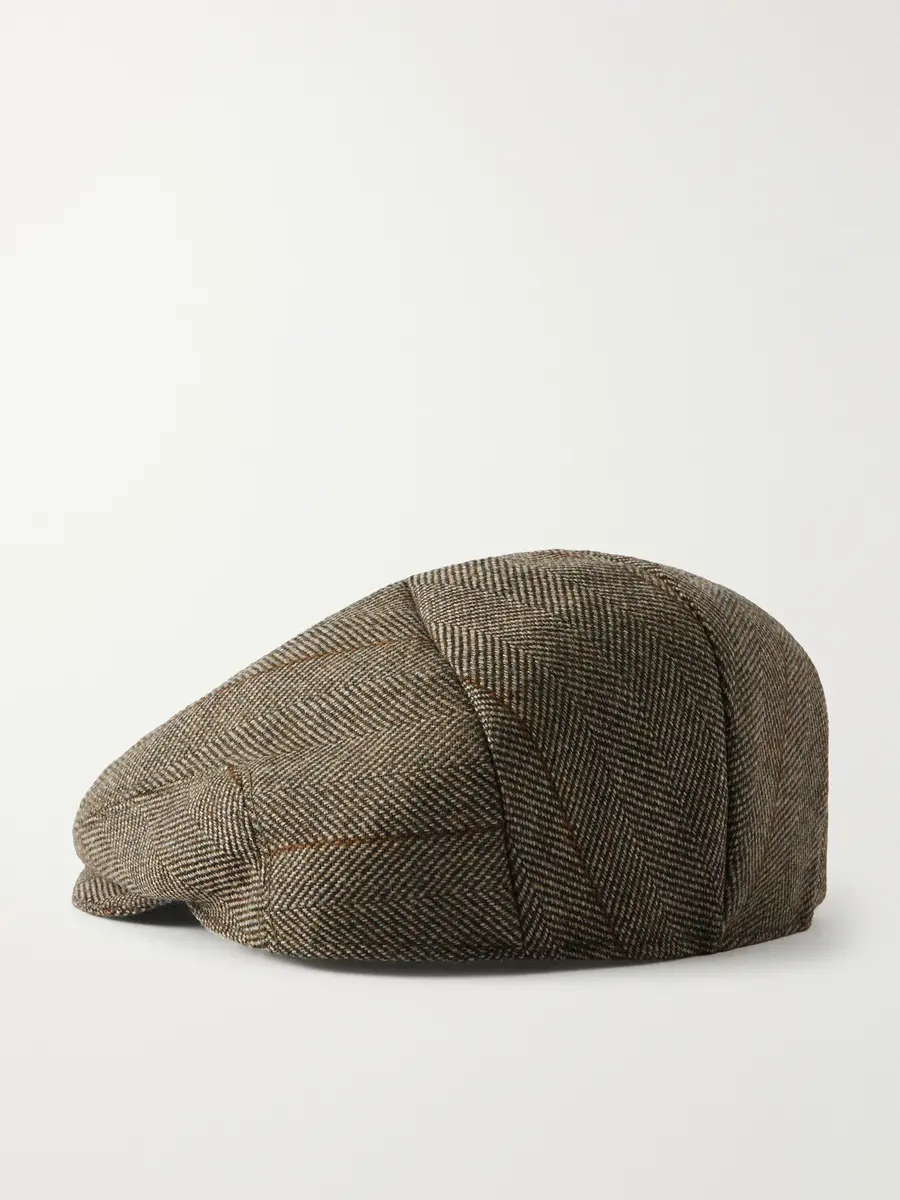 Purdey Litton Herringbone Wool-Blend Hat - Men | Thumbnail 4