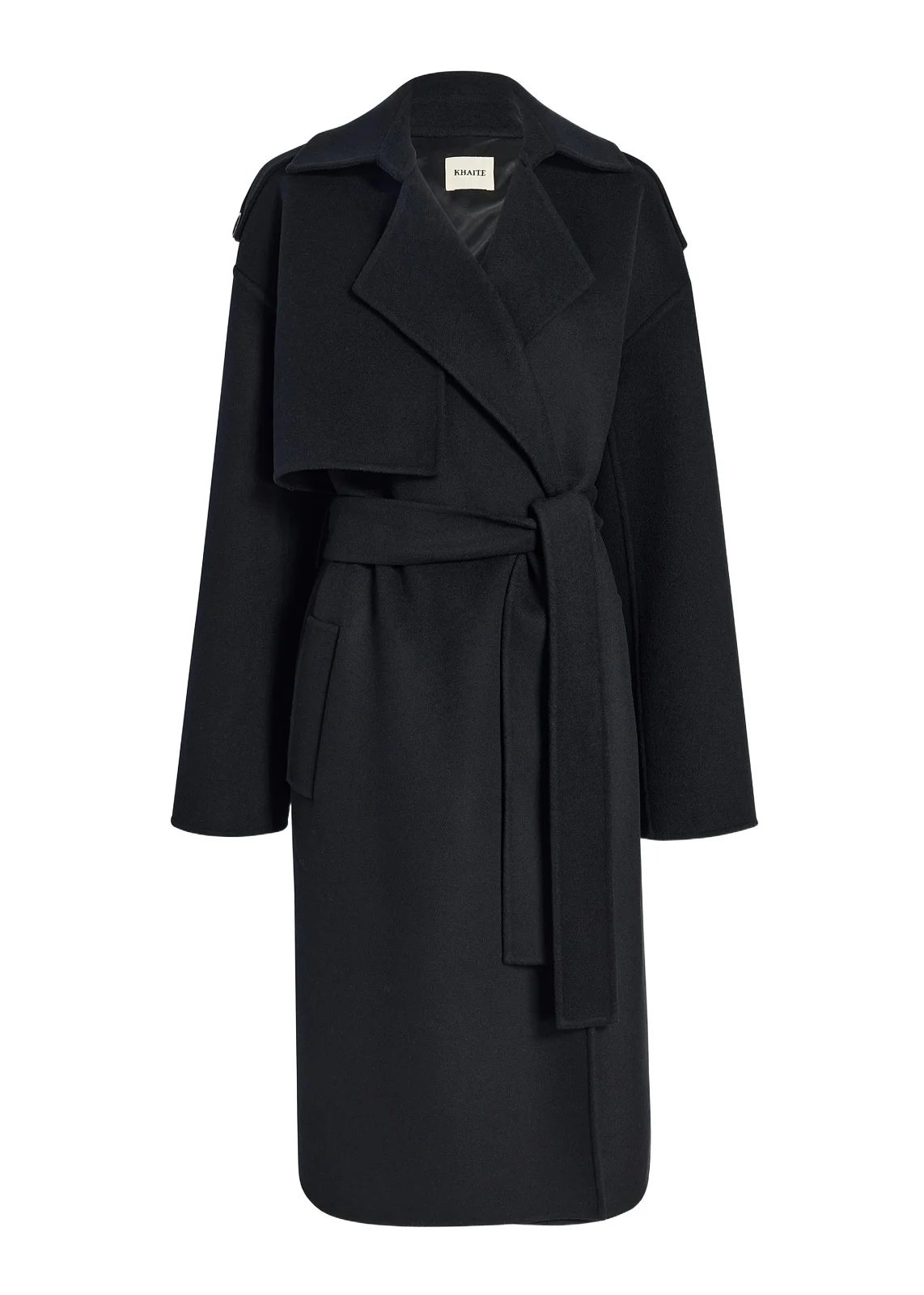 Khaite Manston Coat In Black