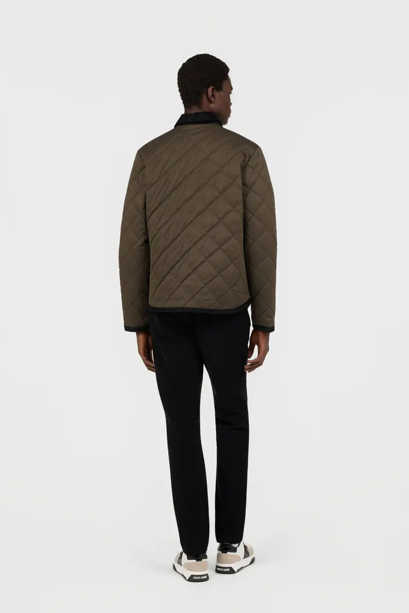 Roberto Cavalli Dark Green Jacket Husky Quilted | Thumbnail 4 Roberto Cavalli Dark Green Jacket Husky Quilted | Thumbnail 4