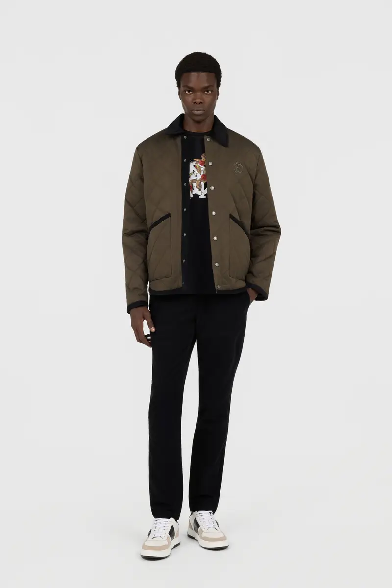 Roberto Cavalli Dark Green Jacket Husky Quilted | Thumbnail 7 Roberto Cavalli Dark Green Jacket Husky Quilted | Thumbnail 7