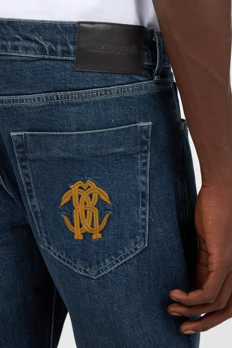 Roberto Cavalli Denim Trousers Trousers Blue Five-Pocket | Thumbnail 6