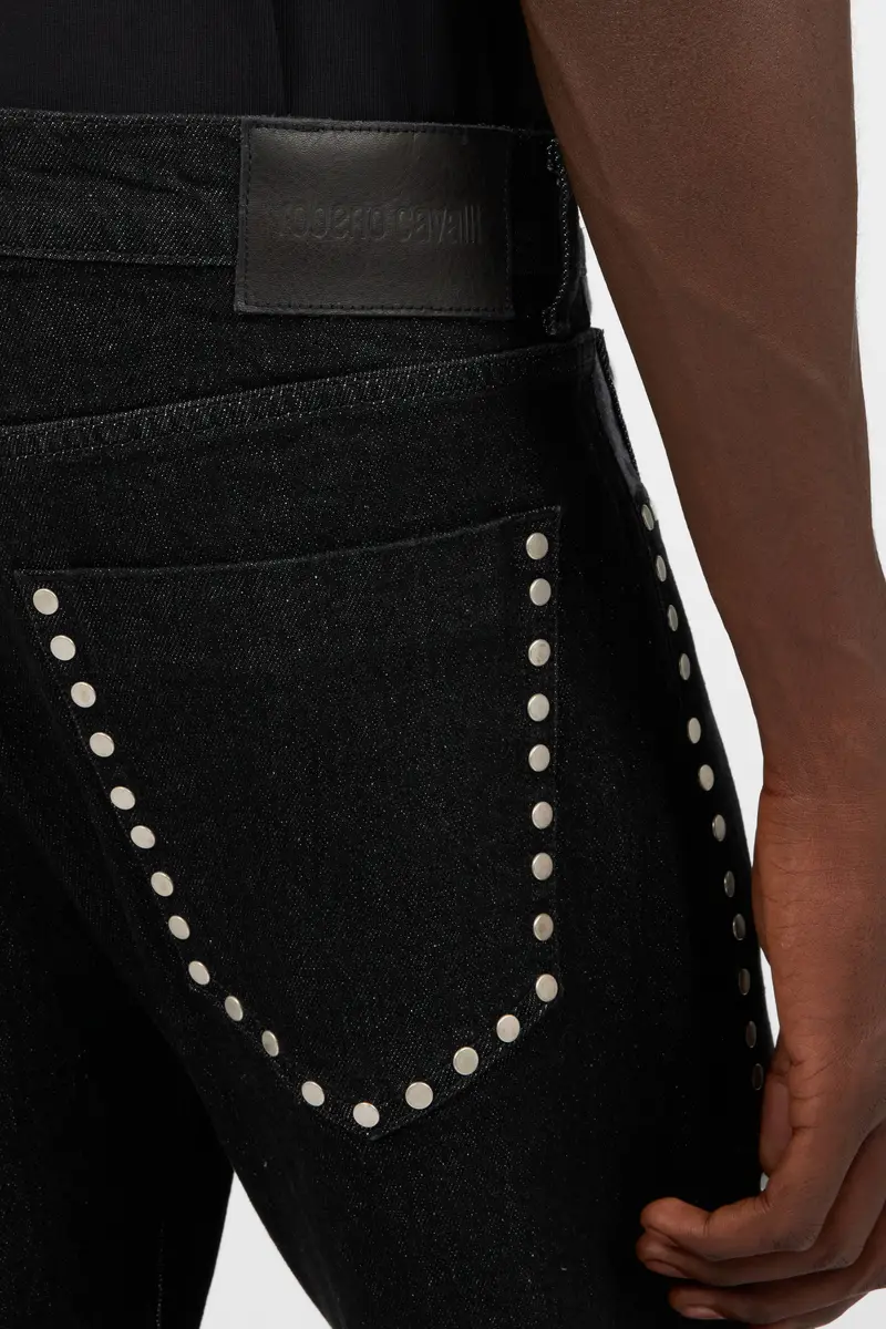 Roberto Cavalli Denim Trousers Denim Trousers Black Studs | Thumbnail 6 Roberto Cavalli Denim Trousers Denim Trousers Black Studs | Thumbnail 6