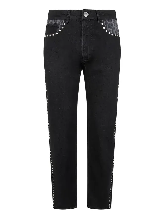 Roberto Cavalli Denim Trousers Denim Trousers Black Studs