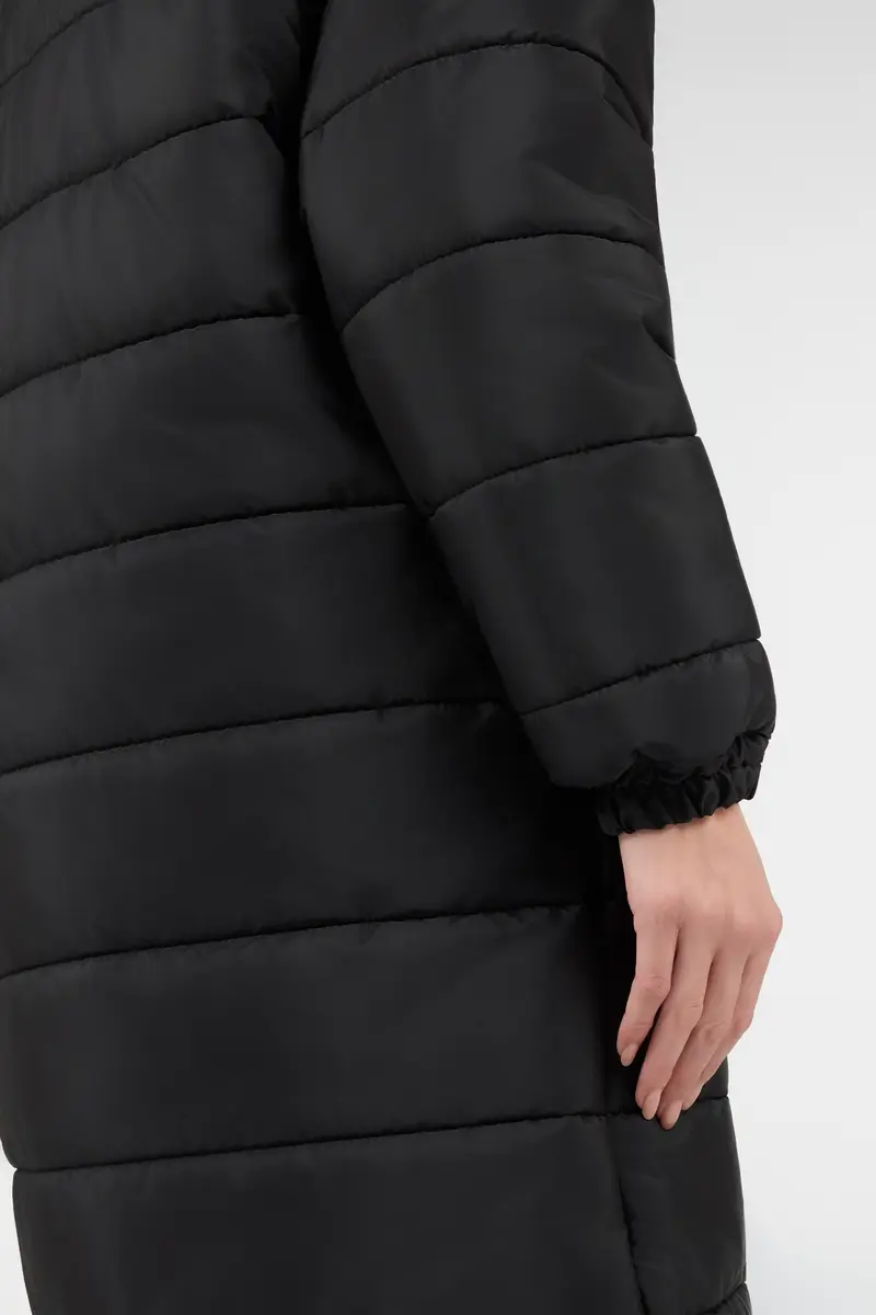 Roberto Cavalli Black Jacket Puffer Jacket Long High Collar | Thumbnail 6 Roberto Cavalli Black Jacket Puffer Jacket Long High Collar | Thumbnail 6