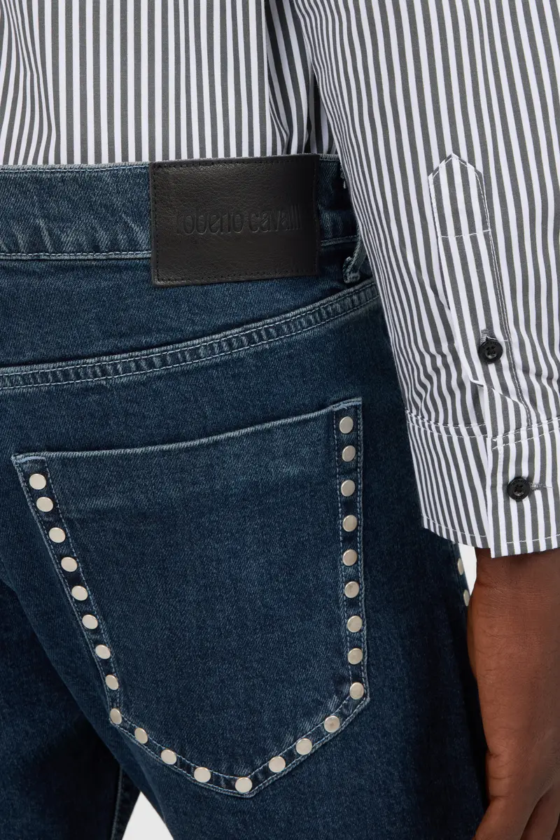 Roberto Cavalli Denim Trousers Ready To Wear Trousers Blue Studs | Thumbnail 6 Roberto Cavalli Denim Trousers Ready To Wear Trousers Blue Studs | Thumbnail 6