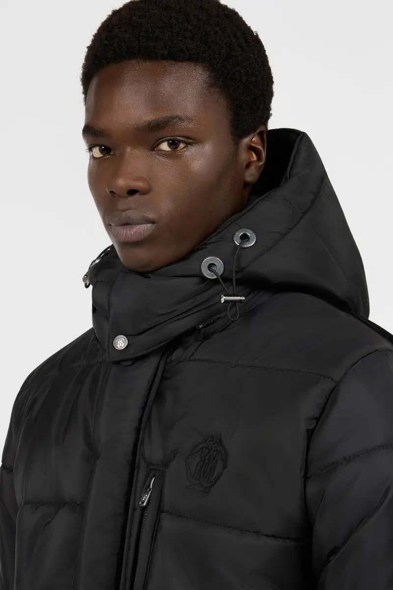 Roberto Cavalli Black Jacket Long Puffer Hooded | Thumbnail 5 Roberto Cavalli Black Jacket Long Puffer Hooded | Thumbnail 5