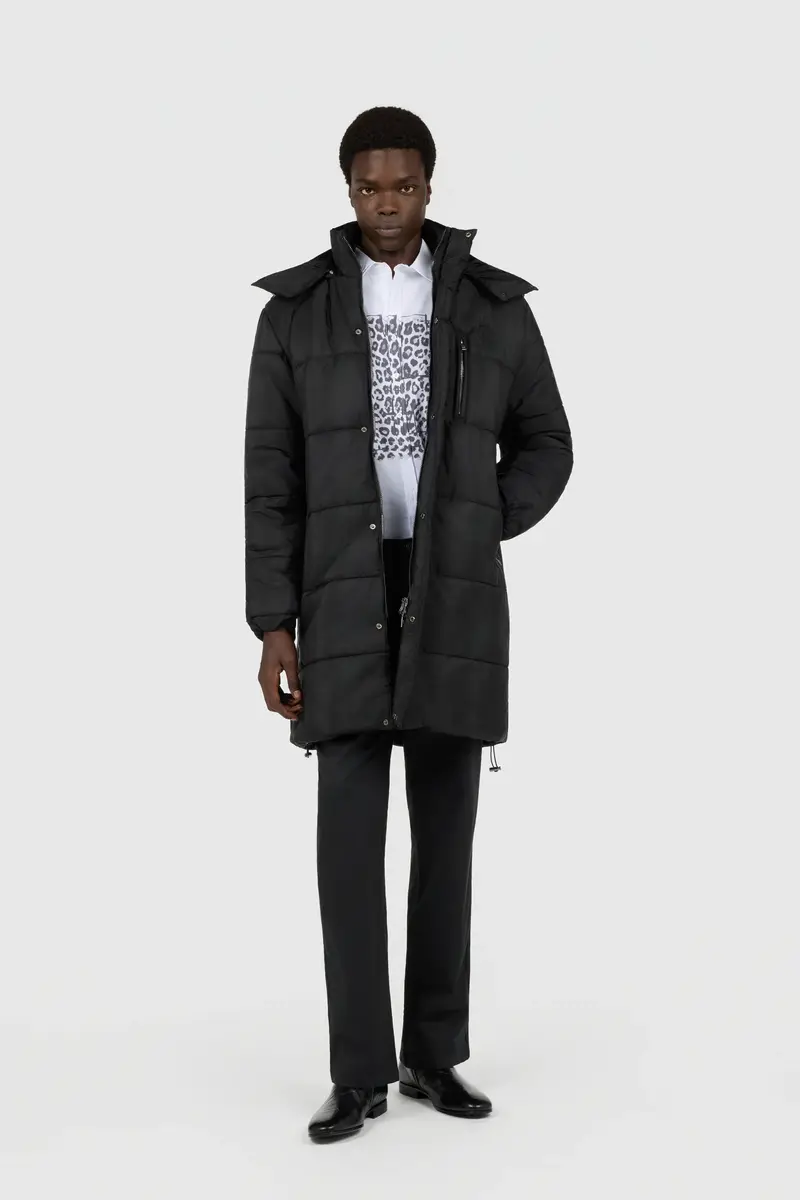 Roberto Cavalli Black Jacket Long Puffer Hooded | Thumbnail 7 Roberto Cavalli Black Jacket Long Puffer Hooded | Thumbnail 7