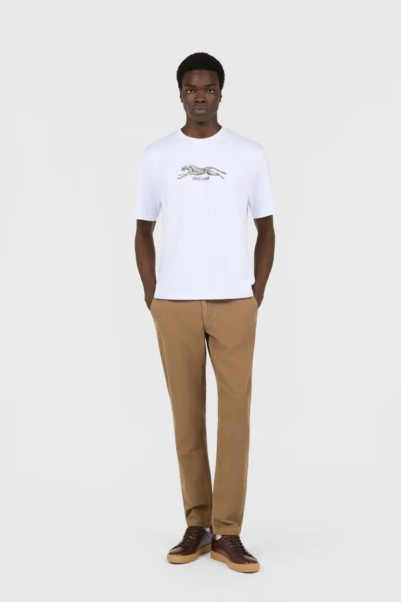 Roberto Cavalli White T-Shirt With Graphic | Thumbnail 7 Roberto Cavalli White T-Shirt With Graphic | Thumbnail 7