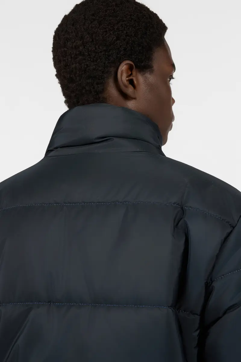 Roberto Cavalli Navy Puffer Jacket High-Neck Zip | Thumbnail 6 Roberto Cavalli Navy Puffer Jacket High-Neck Zip | Thumbnail 6