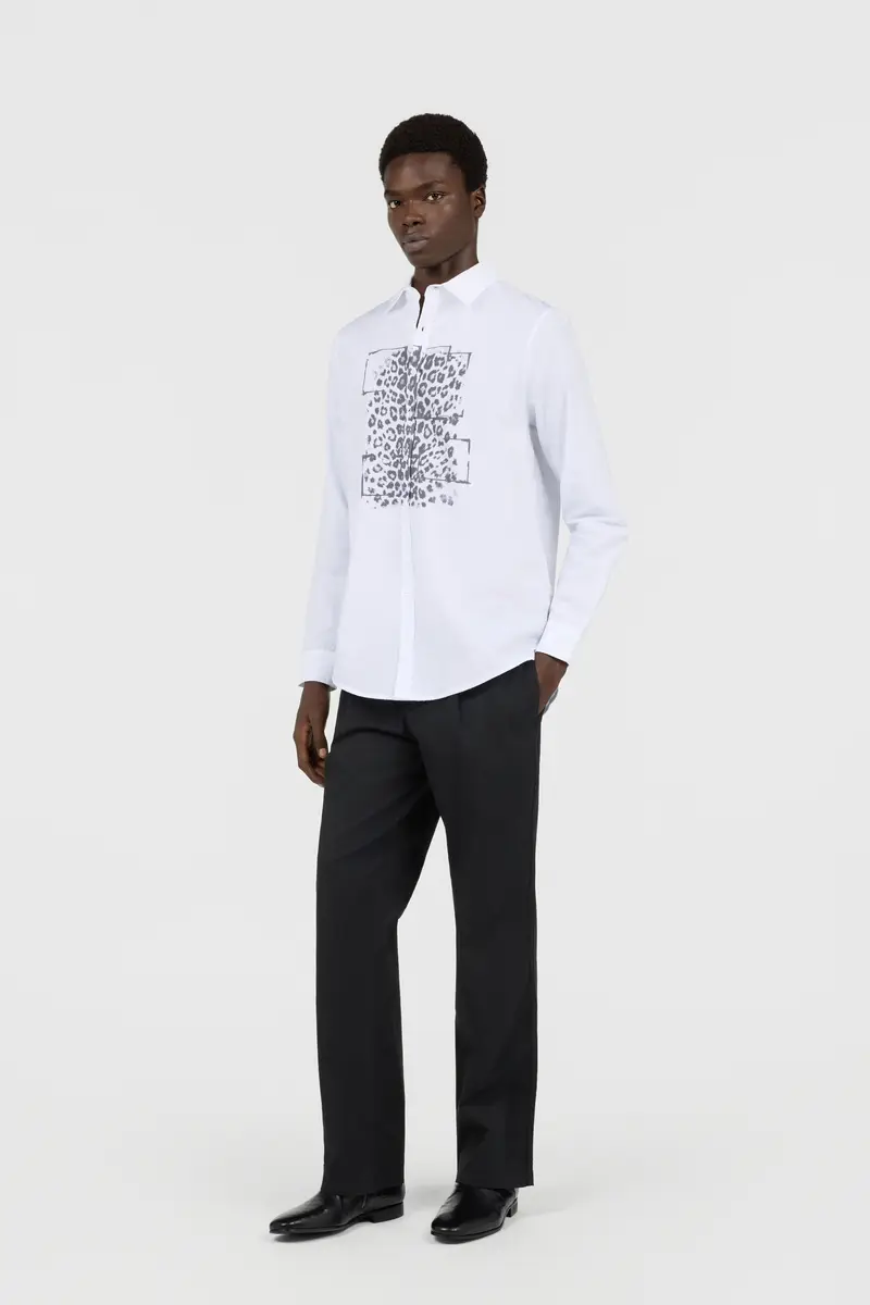 Roberto Cavalli Black Trousers Straight-Leg Pleats | Thumbnail 7 Roberto Cavalli Black Trousers Straight-Leg Pleats | Thumbnail 7