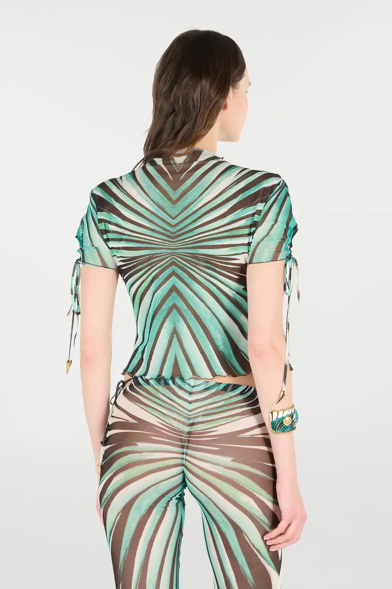 Roberto Cavalli Ray of Sea Print Top | Thumbnail 3