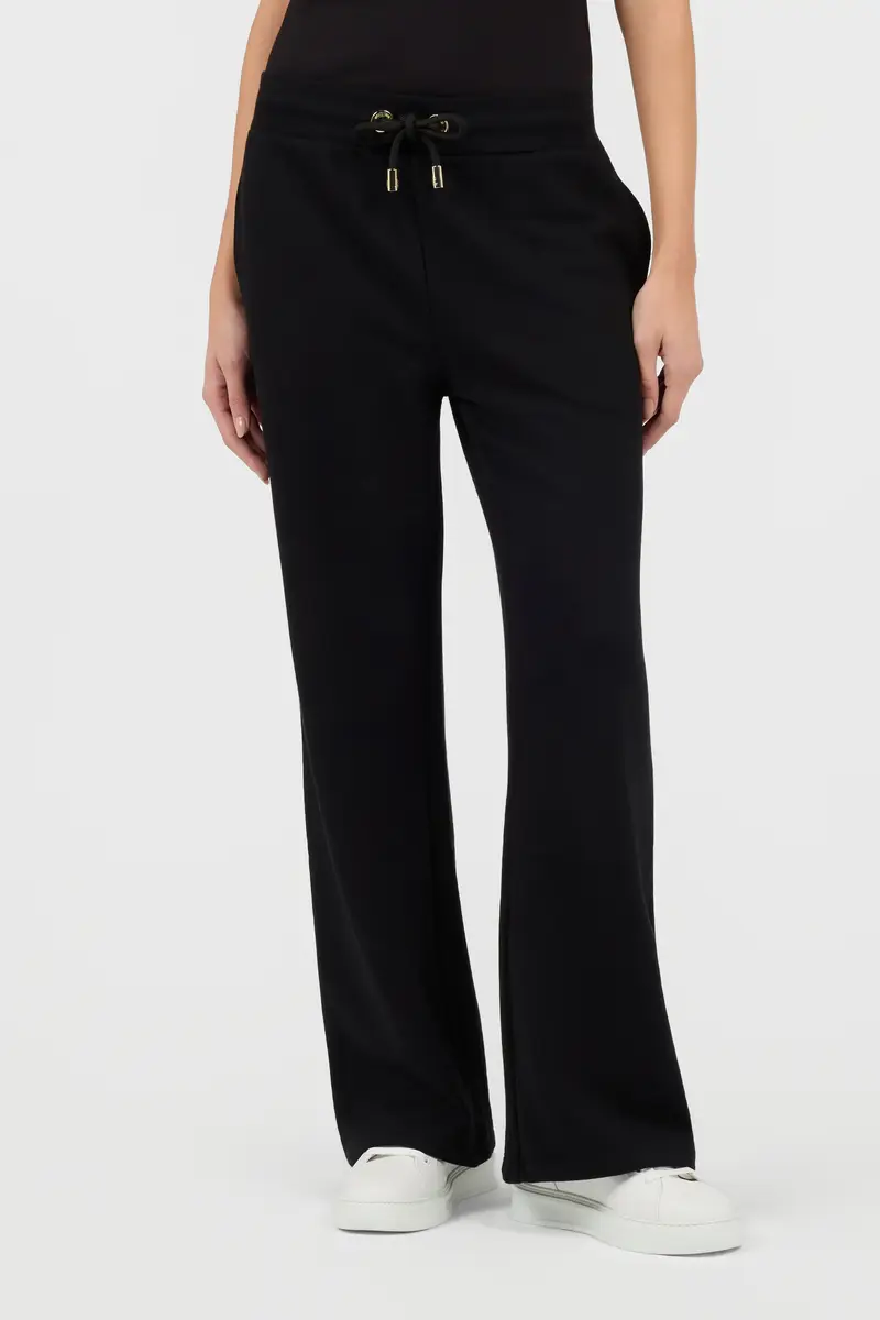 Roberto Cavalli Black Trousers Drawstring Waist | Thumbnail 2