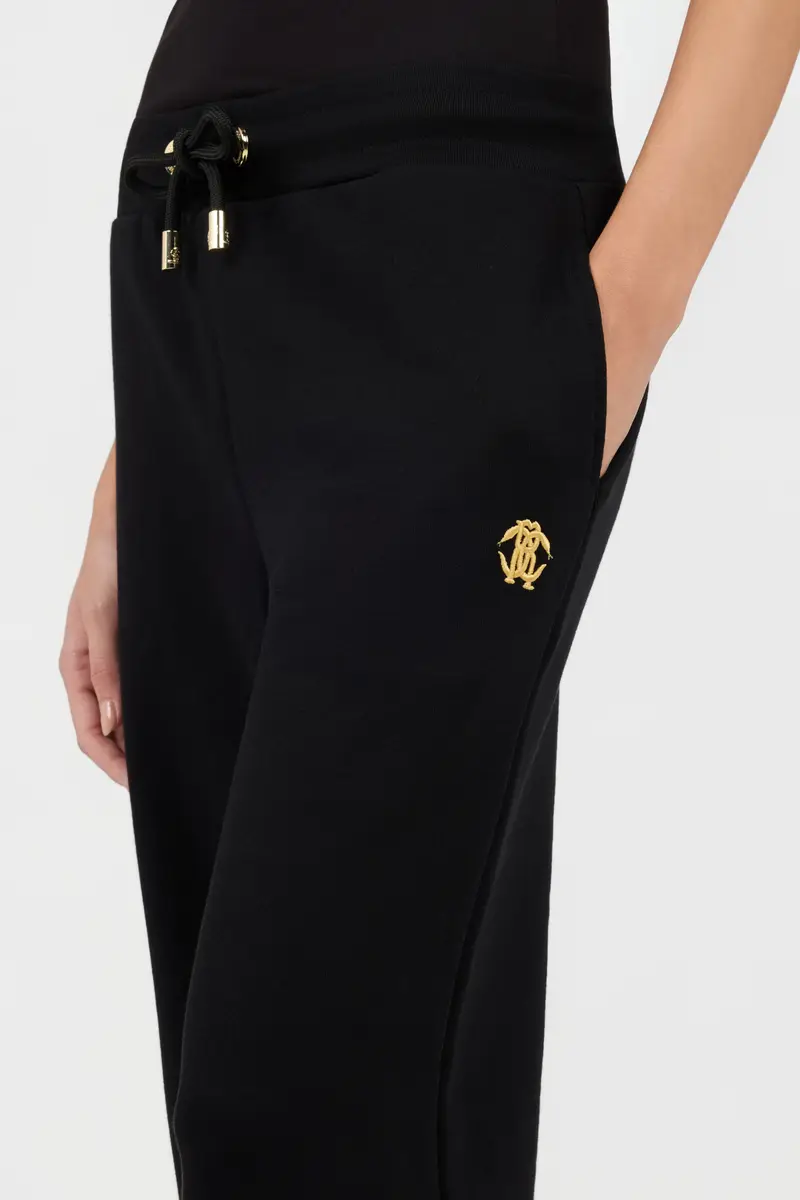 Roberto Cavalli Black Trousers Drawstring Waist | Thumbnail 4