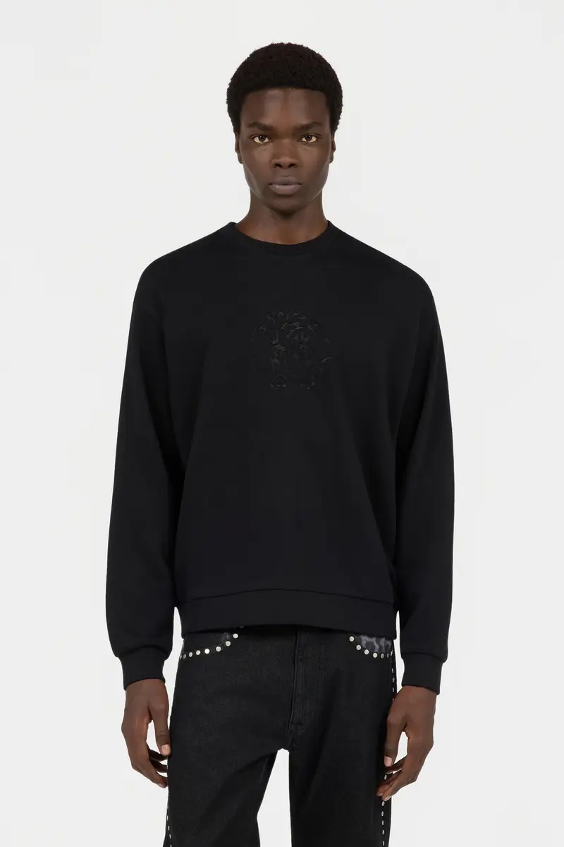 Roberto Cavalli Black Sweatshirt Crewneck | Thumbnail 2