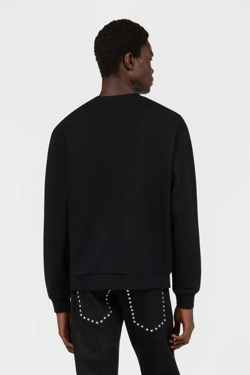Roberto Cavalli Black Sweater Crewneck | Thumbnail 4 Roberto Cavalli Black Sweater Crewneck | Thumbnail 4