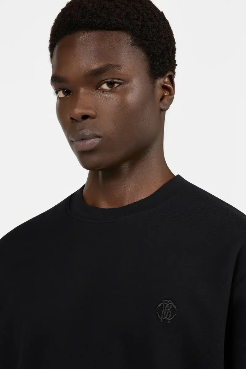 Roberto Cavalli Black Sweater Crewneck | Thumbnail 5 Roberto Cavalli Black Sweater Crewneck | Thumbnail 5