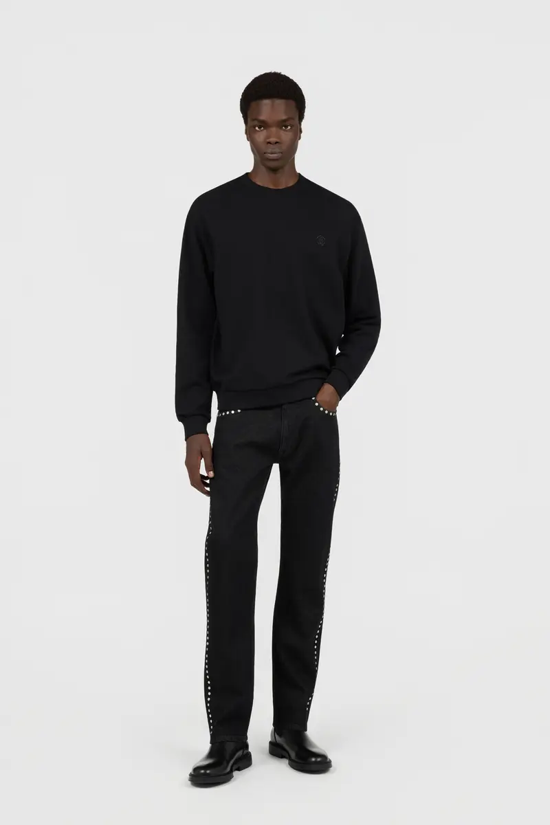 Roberto Cavalli Black Sweater Crewneck | Thumbnail 7 Roberto Cavalli Black Sweater Crewneck | Thumbnail 7