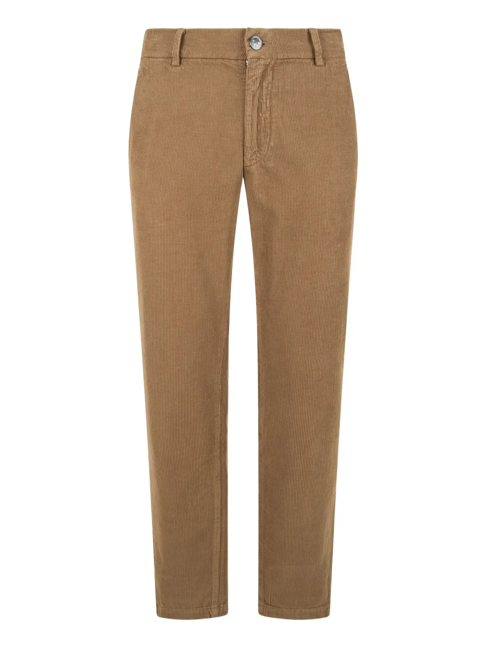 Roberto Cavalli Corduroy Trousers Camel Straight-Leg