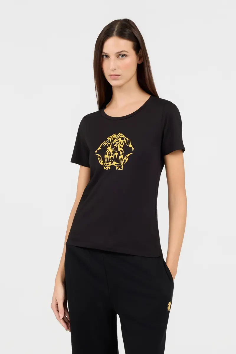 Roberto Cavalli Black T-Shirt Slim Fit | Thumbnail 2