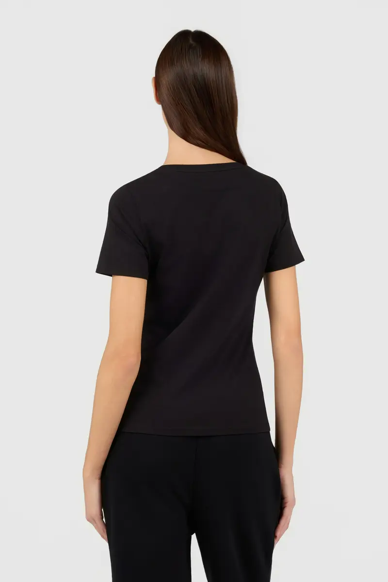 Roberto Cavalli Black T-Shirt Slim Fit | Thumbnail 4