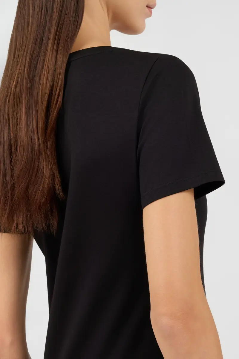 Roberto Cavalli Black T-Shirt Slim Fit | Thumbnail 6