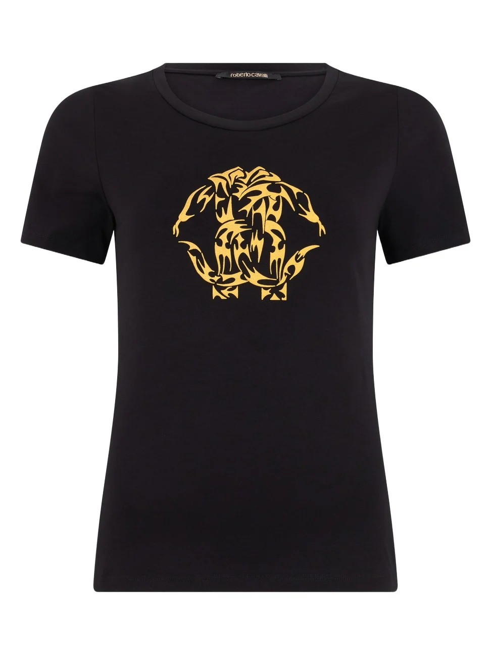 Roberto Cavalli Black T-Shirt Slim Fit