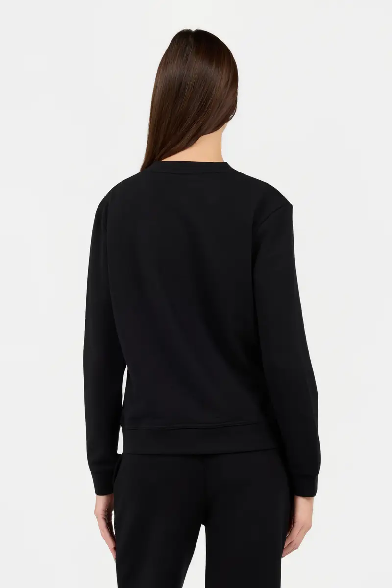 Roberto Cavalli Black Sweatshirt Roundneck With Logo | Thumbnail 4 Roberto Cavalli Black Sweatshirt Roundneck With Logo | Thumbnail 4