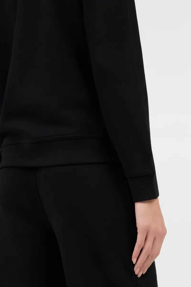 Roberto Cavalli Black Sweatshirt Roundneck With Logo | Thumbnail 6 Roberto Cavalli Black Sweatshirt Roundneck With Logo | Thumbnail 6