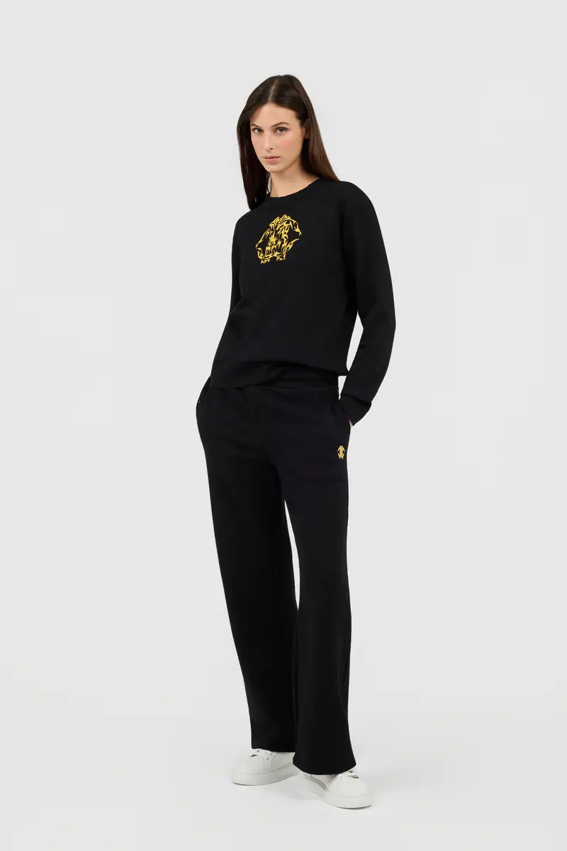 Roberto Cavalli Black Sweatshirt Roundneck With Logo | Thumbnail 7 Roberto Cavalli Black Sweatshirt Roundneck With Logo | Thumbnail 7
