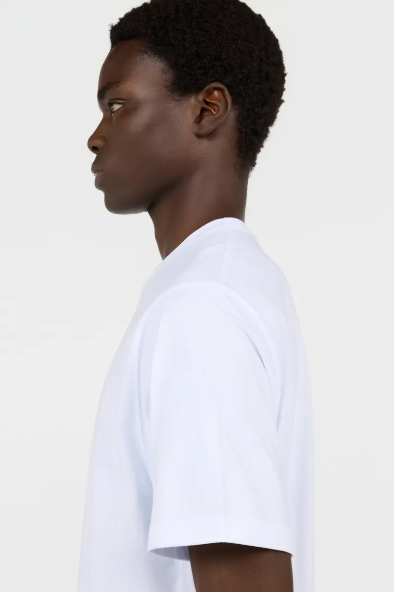 Roberto Cavalli White T-Shirt With Logo | Thumbnail 5 Roberto Cavalli White T-Shirt With Logo | Thumbnail 5