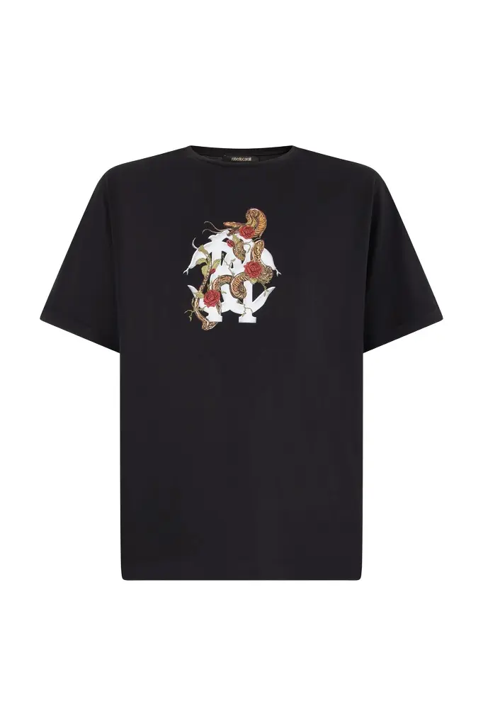 Black T-Shirt With Logo Black T-Shirt With Logo