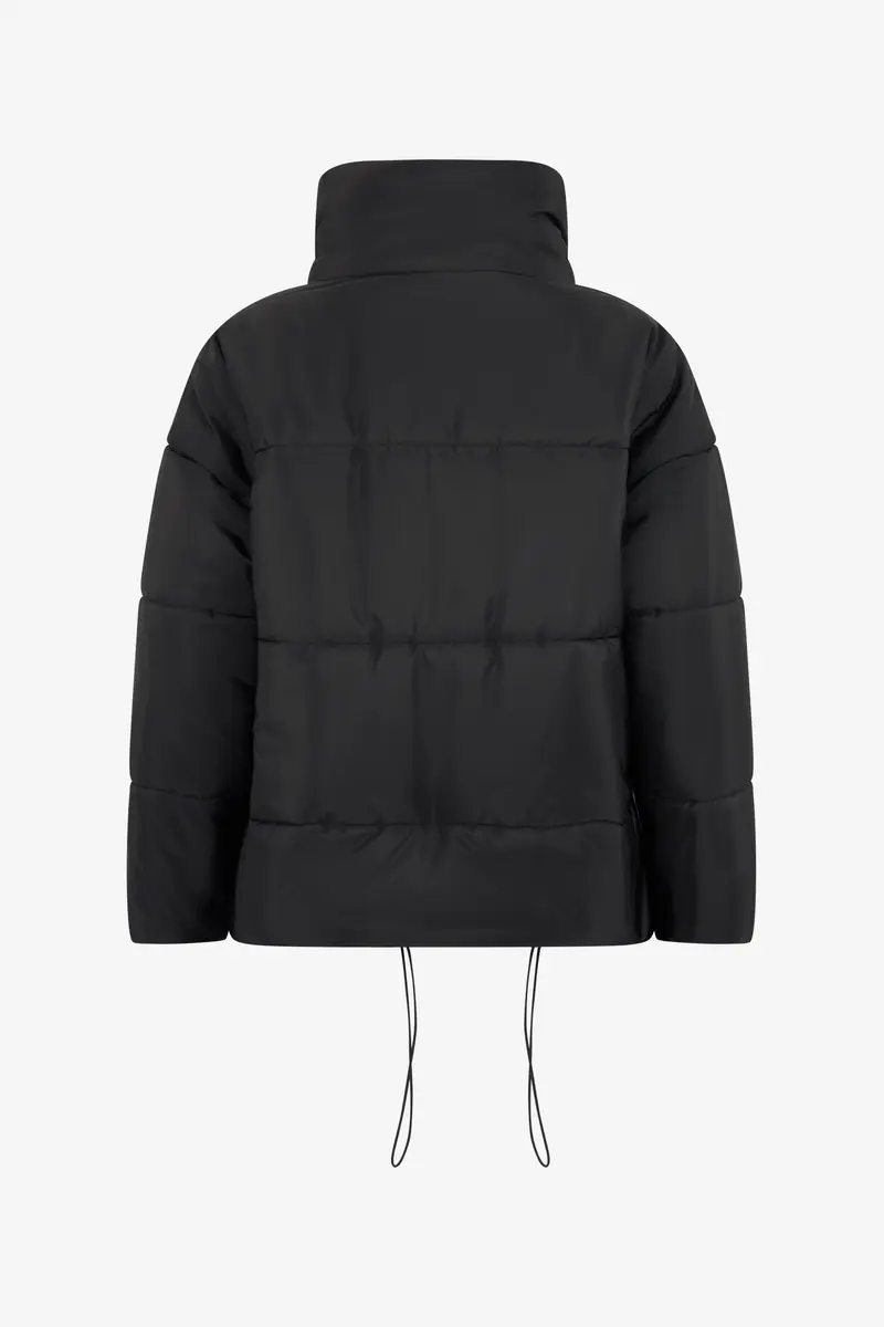 Roberto Cavalli Black Puffer Jacket Short Gold Button | Thumbnail 3 Roberto Cavalli Black Puffer Jacket Short Gold Button | Thumbnail 3