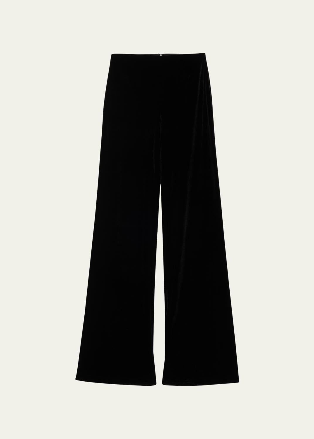 Mid-Rise Velvet Pants Mid-Rise Velvet Pants