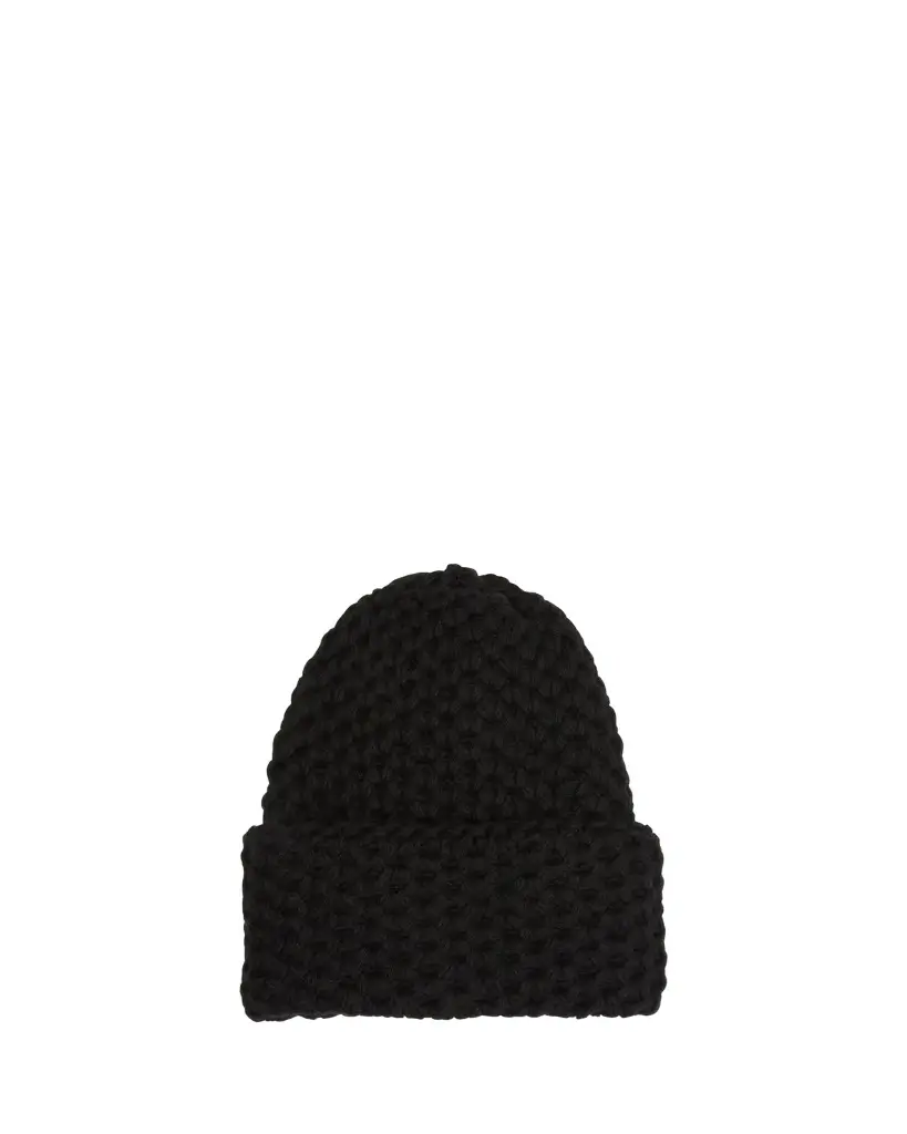 Inverni Cashmere Honeycomb Knit Beanie