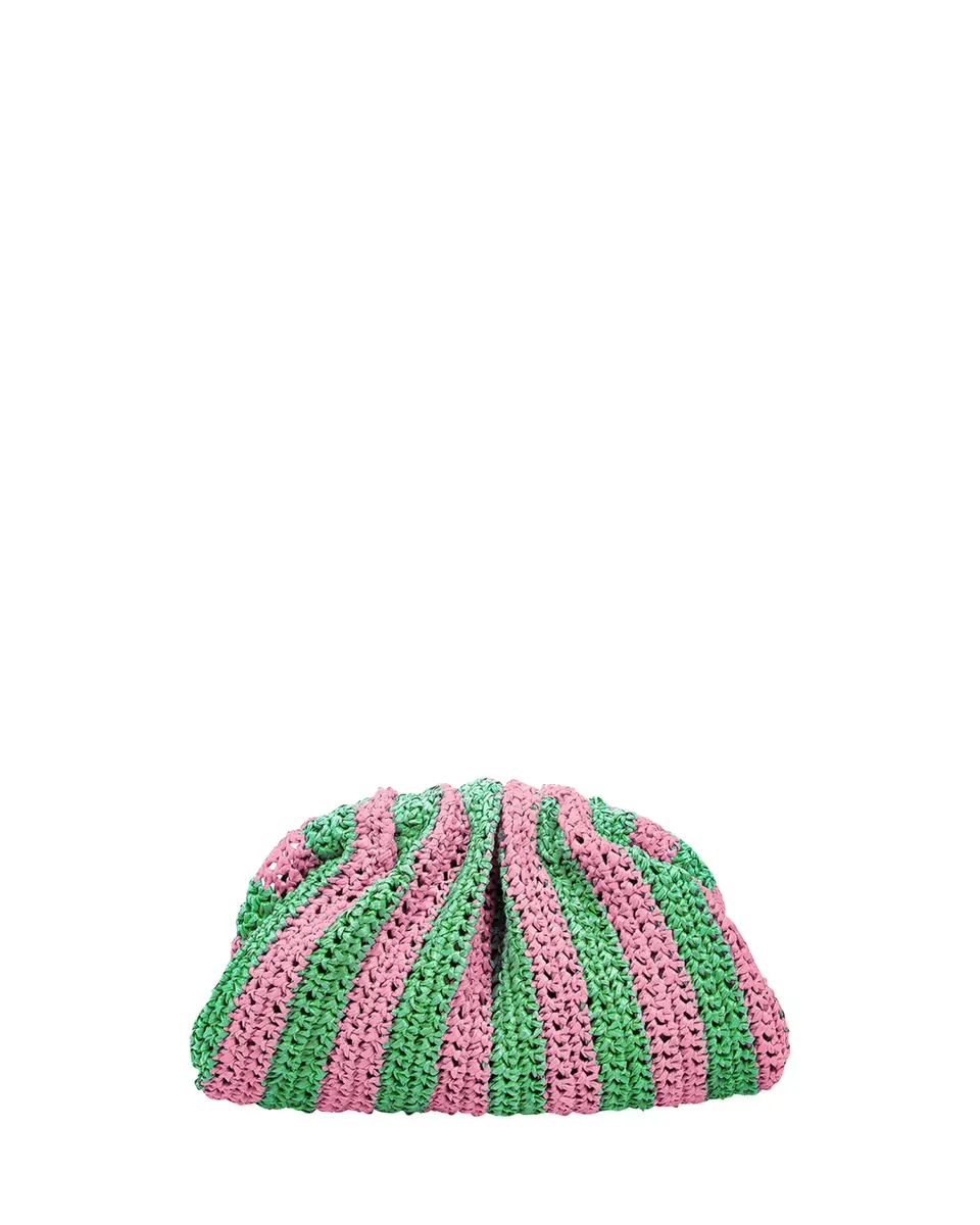 Maria La Rosa Game Striped Crochet Clutch Bag | Thumbnail 2 Maria La Rosa Game Striped Crochet Clutch Bag | Thumbnail 2