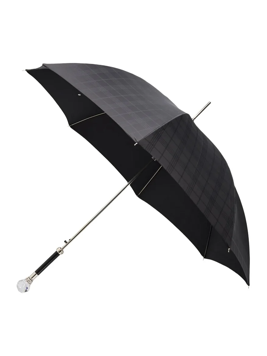 Pasotti Since 1956 Men's Crystal-Handle Umbrella
