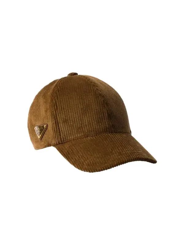 Prada Corduroy Baseball Cap