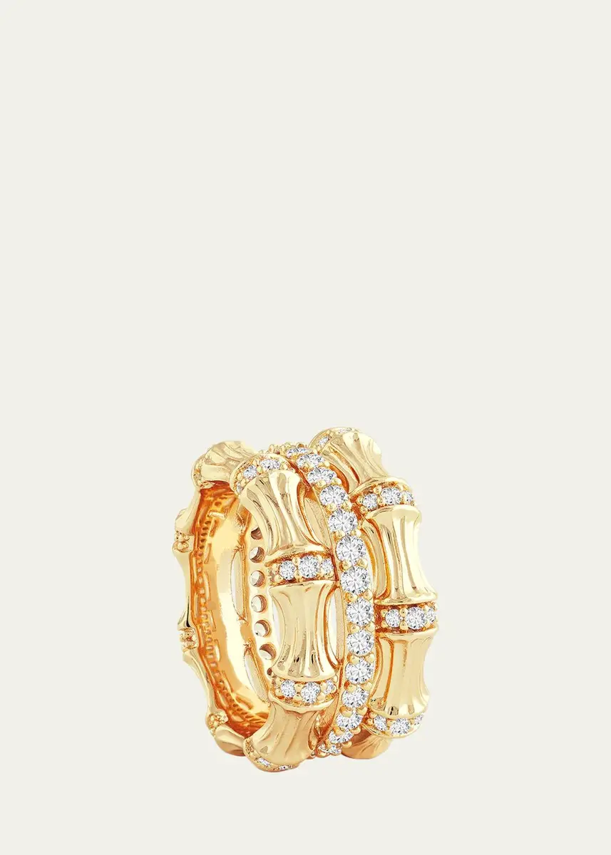 Anabel Aram Jewelry Bamboo Stack Ring | Thumbnail 3 Anabel Aram Jewelry Bamboo Stack Ring | Thumbnail 3