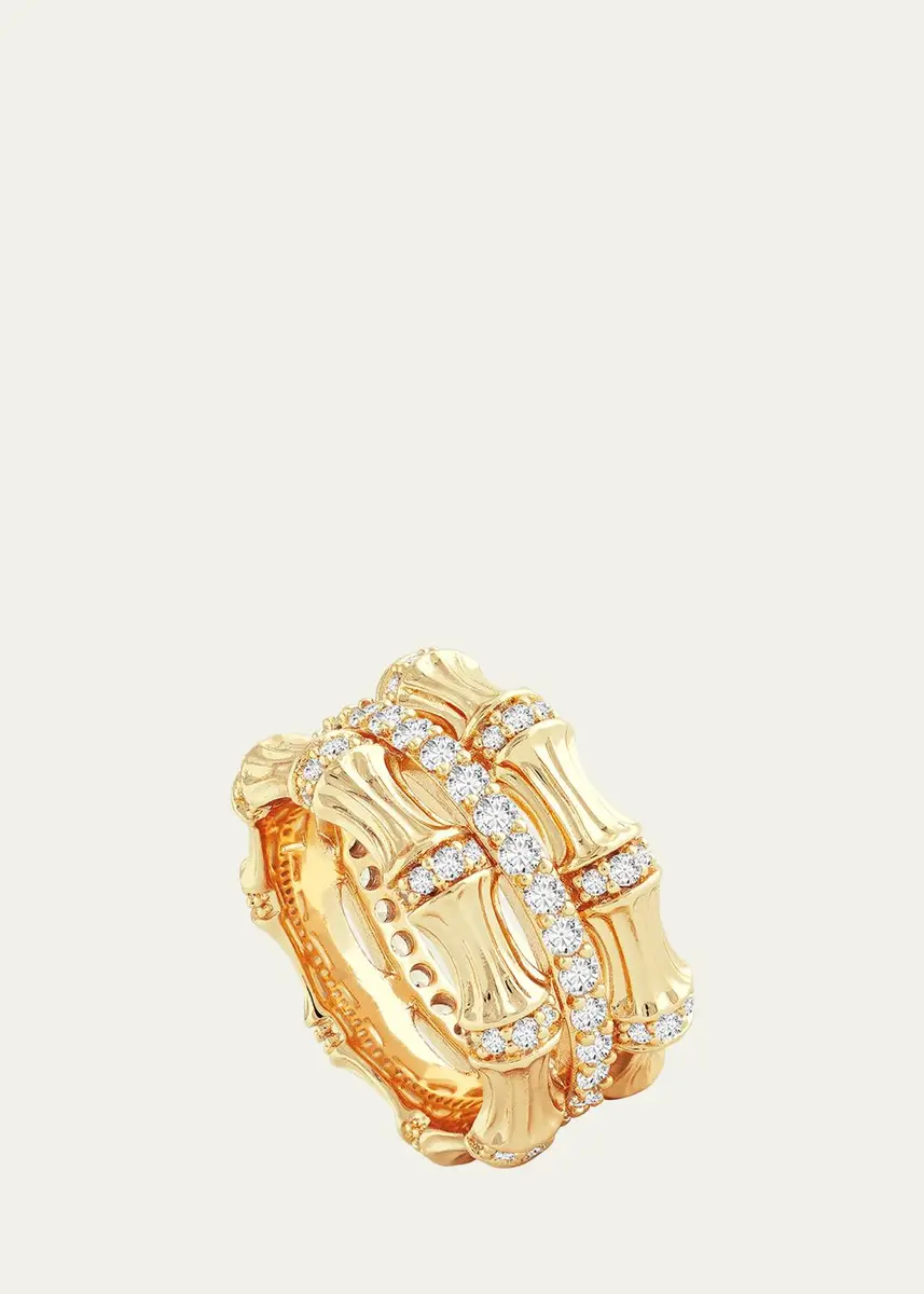 Anabel Aram Jewelry Bamboo Stack Ring | Thumbnail 4 Anabel Aram Jewelry Bamboo Stack Ring | Thumbnail 4