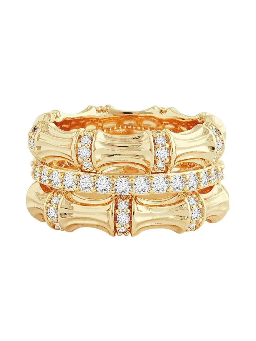 Anabel Aram Jewelry Bamboo Stack Ring