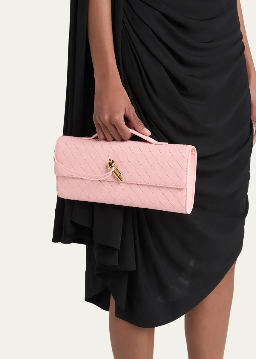 Bottega Veneta Long Andiamo Clutch Bag with Handle | Thumbnail 14 Bottega Veneta Long Andiamo Clutch Bag with Handle | Thumbnail 14